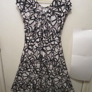 Dress - Cleo - Black and White